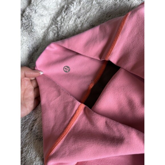 Lululemon Wunder Under Reversible  Leggings Pink & Grey - Picture 4 of 5